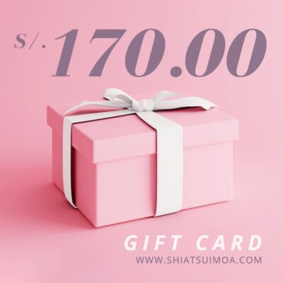 Tarjeta regalo masajes en lima Shiatu Imoa