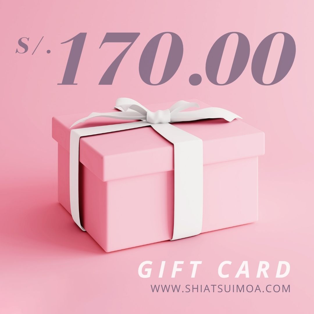 Tarjeta regalo masajes en lima Shiatu Imoa