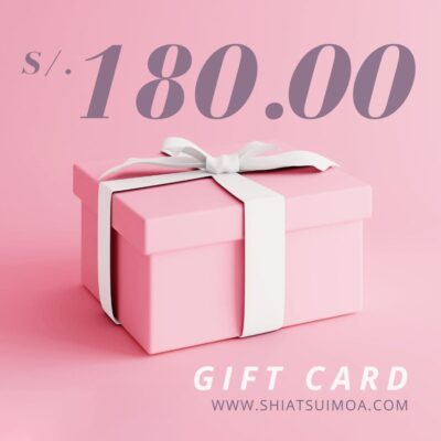 Tarjeta Regalo Masajes Lima Shiatsu Imoa